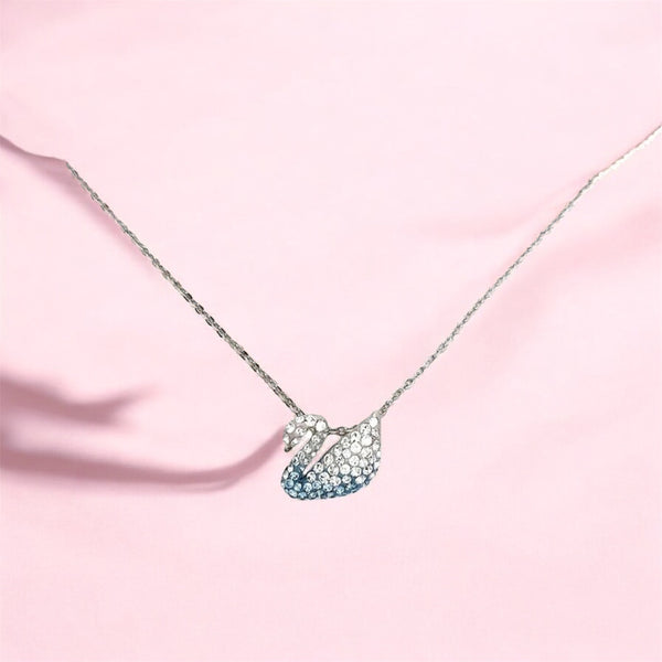 Collier Cygne Bleu est Gris 🩵🩶